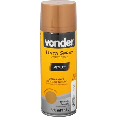 Tinta em spray metálico, ouro, 350 ml/250 g