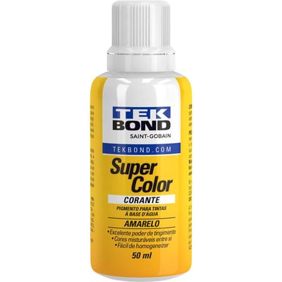 Corante líquido para tinta à base d'água, amarelo, 50 ml