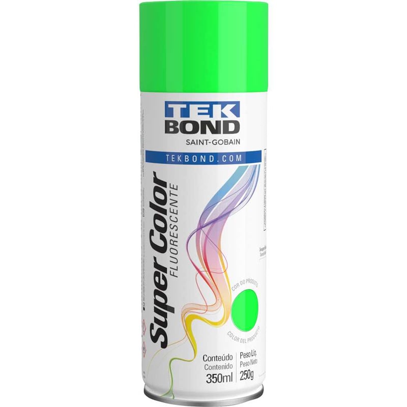 Tinta spray verde fluorescente, 350 ml