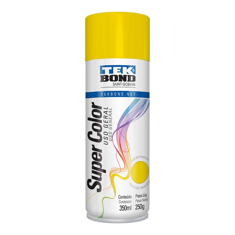 Tinta spray amarelo, 350 ml