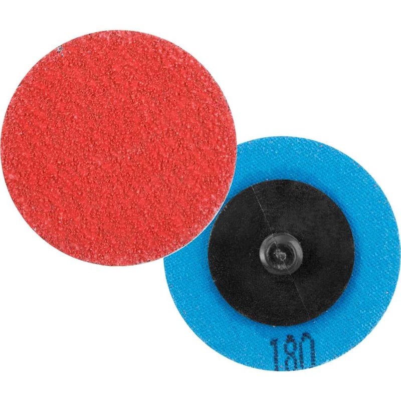 Disco de lixa 2", cerâmico grão 180, para sistema de encaixe rápido