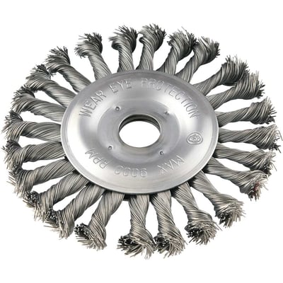 Escova circular 6" x 1/2" x 7/8" torcida