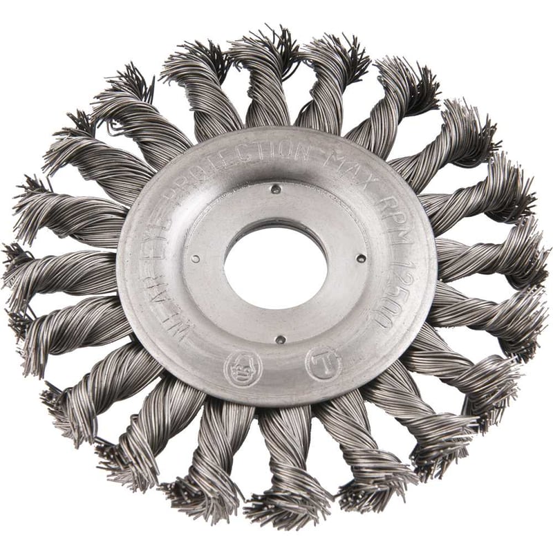 Escova circular 4.1/2" x 1/2" x 7/8" torcida