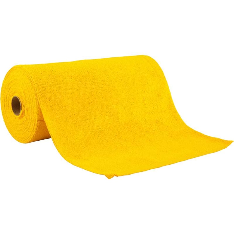 Toalha de microfibra, 30 cm x 30 cm, 200 g/m² (gsm), rolo com 50 unidades