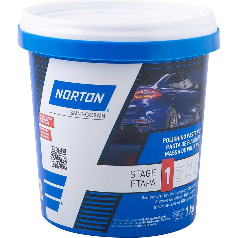 Massa para polir automóveis, base d'água, 1 kg