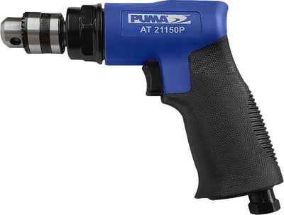 Furadeira pneumática tipo pistola, 1/4", 5.000/min