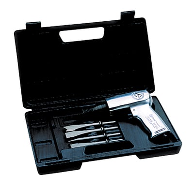 Martelo rebarbador pneumático, CP7111K, 3000 IPM, com kit de cinzeis, CP7111K