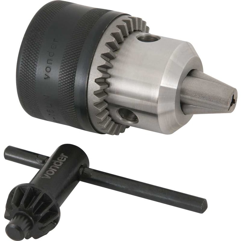 Mandril com chave, 3,0 mm - 16,0 mm, 5/8" x 16 fios, leve