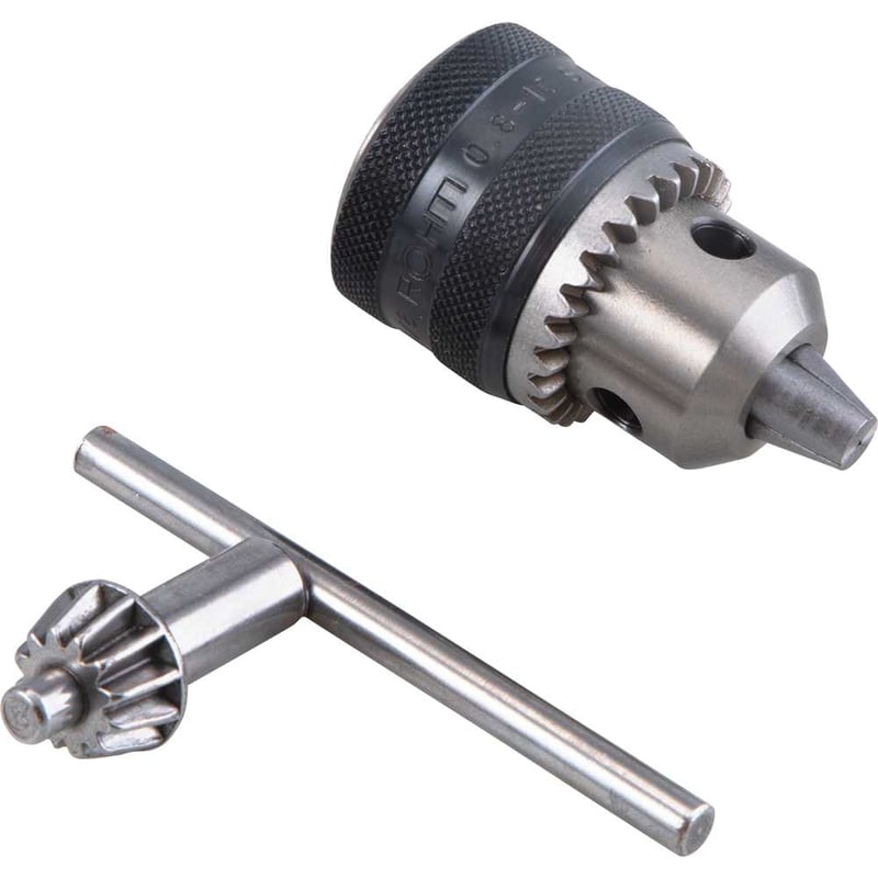 Mandril com chave 10S, 0,8 mm - 10,0 mm, cone B12, 72653, RÖHM