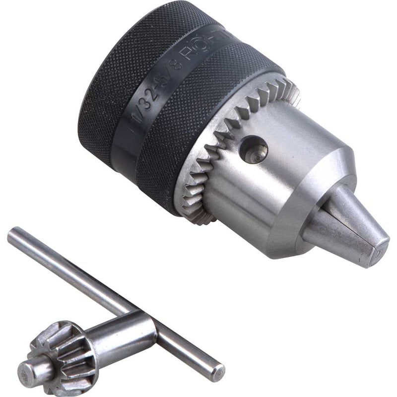 Mandril com chave 16M, 1,0 mm - 16,0 mm, 5/8" x 16 fios, 72829, RÖHM