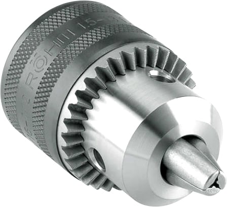 Mandril com chave 13L, 1,5 mm - 13,0 mm, 3/8" x 24 fios, leve, 1322222, RÖHM