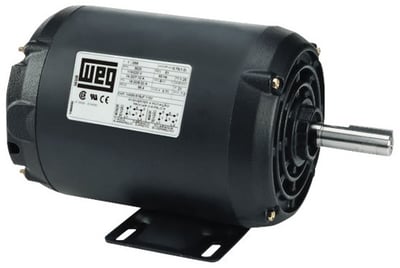 Motor elétrico aberto, 0,25 cv, 4 polos, carcaça C56, monofásico, 127 V~/220 V~, 14639610