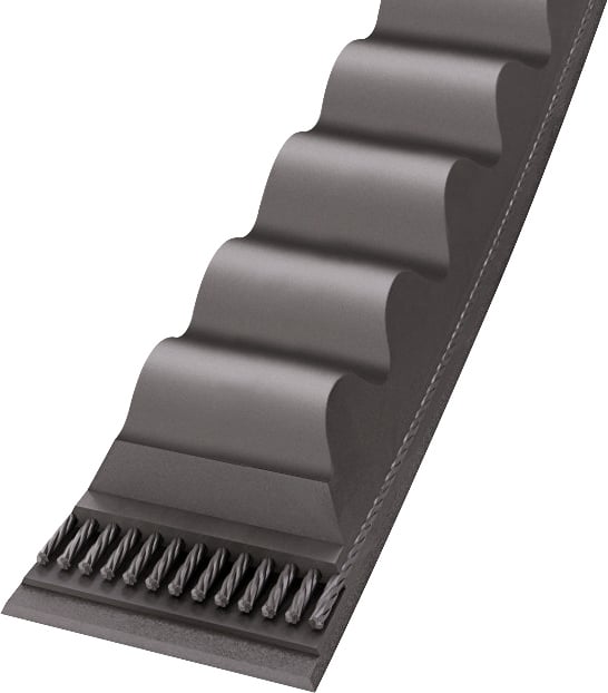 Correia em V, 1.610 mm x 17 mm x 11 mm, perfil BX-62