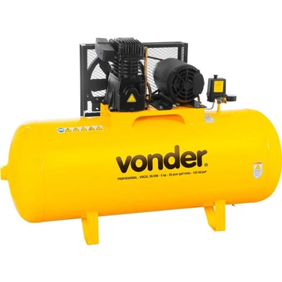 Compressor de ar VDCSL 20/200, 5,0 cv trifásico, 220 V ~/380 V~