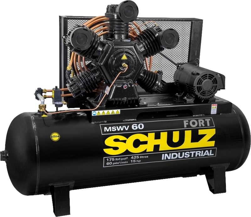 Compressor de ar, 15 cv, 220 V~ / 380 V~ - trifásico, Fort MSWV 60/425, 924.3459-0 (MTB)