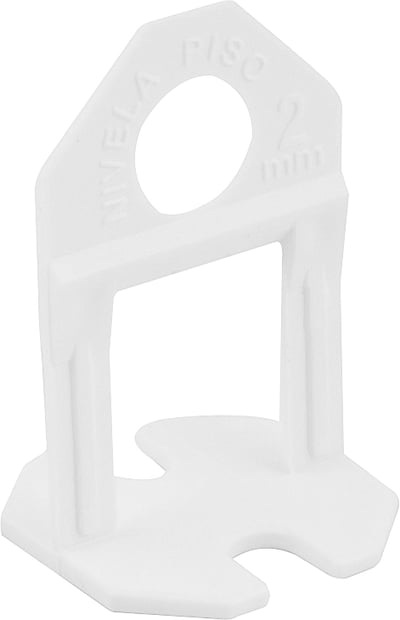 Espaçador e nivelador para piso, 2,0 mm, branco