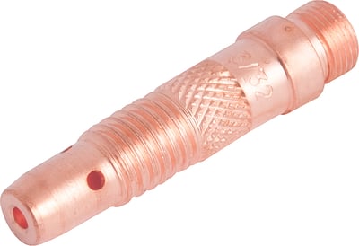 Porta-pinça de 2,4 mm x 47,0 mm, para tochas TIG