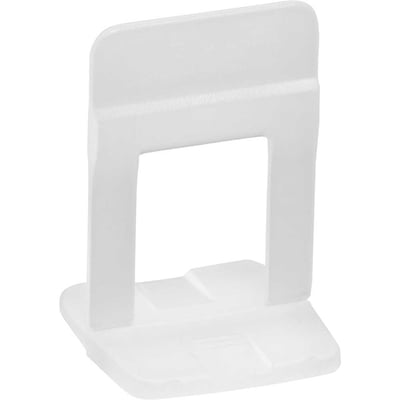 Espaçador nivelador para pisos cerâmicos e porcelanatos, Slim, 2 mm, pacote com 100 peças, 61536