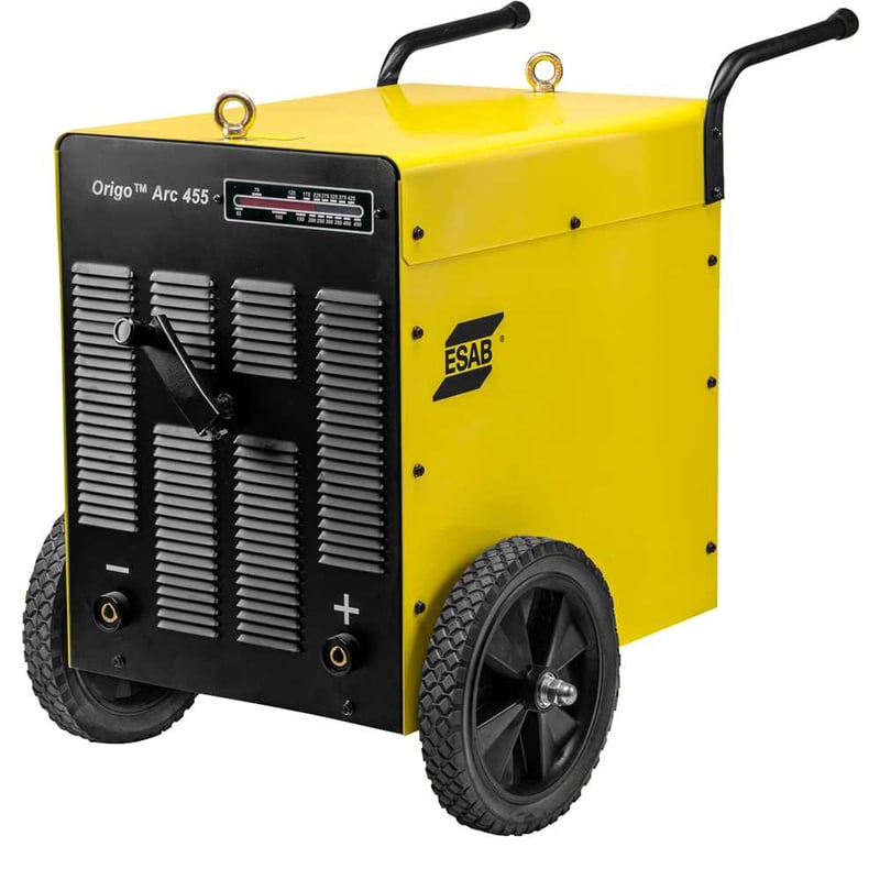 Retificador para solda com eletrodo revestido, trifásico, Origo ARC 455 ESAB