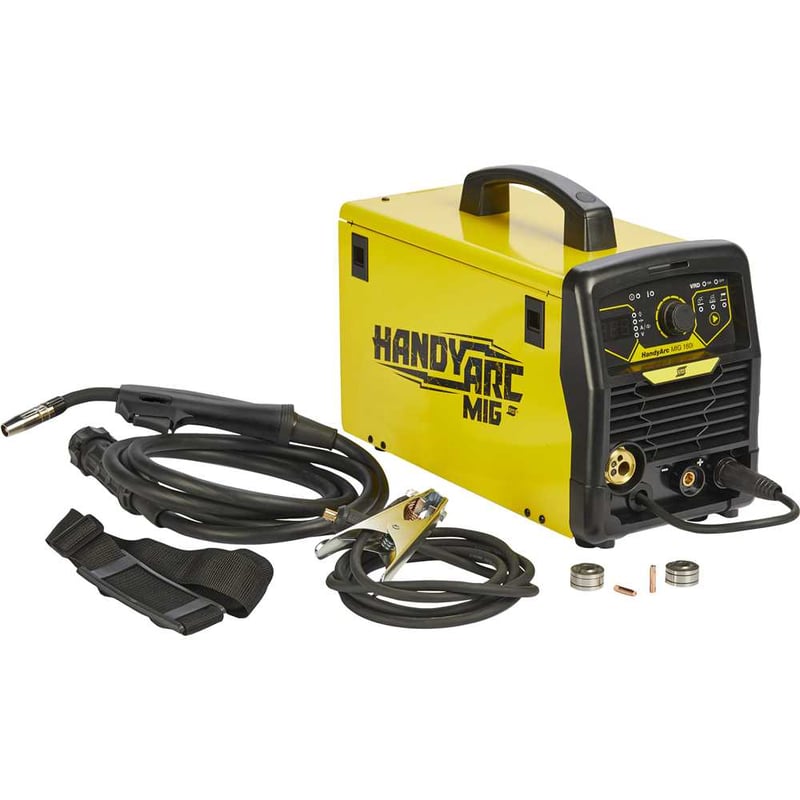Máquina para solda MIG/MAG e eletrodo, 160 A, HandyArc MIG 160i, 220 V~ monofásico, 0747896, ESAB