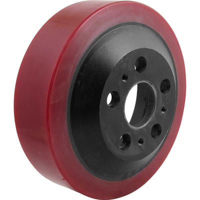 Roda dianteira de tração 250 mm x 70 mm de PU, para CDE, EEV e EPV 155LI
