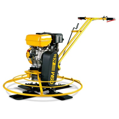 Alisadora de pisos, a gasolina, 36", 9 hp