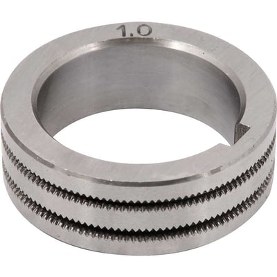 Roldana 1,0 mm - 1,2 mm, aço tubular, para máquinas MIG/MAG MM 251/MM 305
