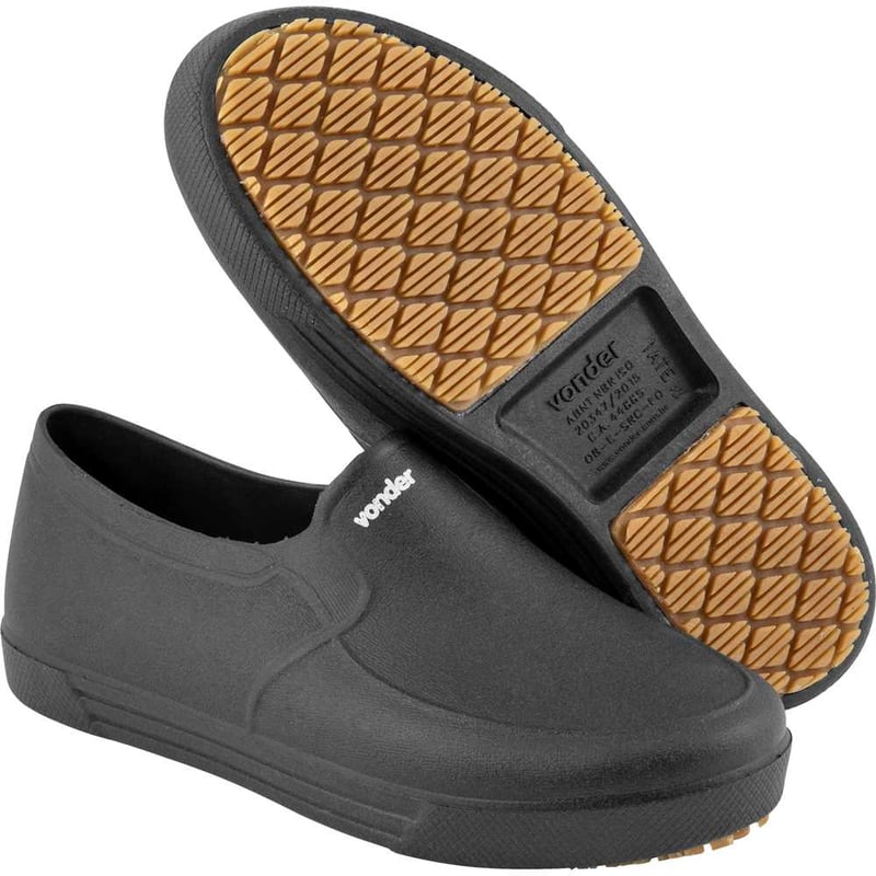 Sapato ocupacional classic, sem salto, preto, n° 37