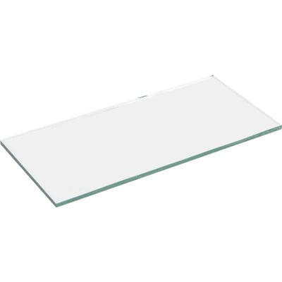 Lente retangular, 106 mm x 50 mm, incolor