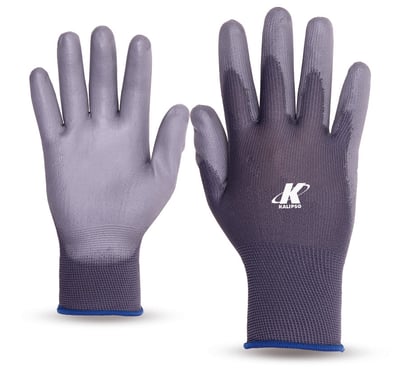 Luva nylon, palma poliuretano, cinza, XG 02.09.2.4