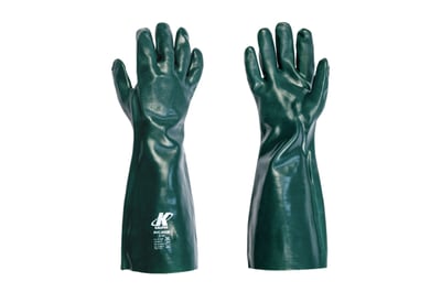 Luva pvc c/ forro palma aspera 9.1/2 x 45cm