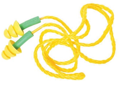 Protetor auditivo tipo plug, tamanho M, 17 dB, de silicone com cordão em poliéster, H0002311969 Milenium