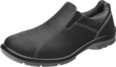 Sapato tipo tênis de couro com elástico, preto, nº 45, Elegance, 50F61 SRV 701289