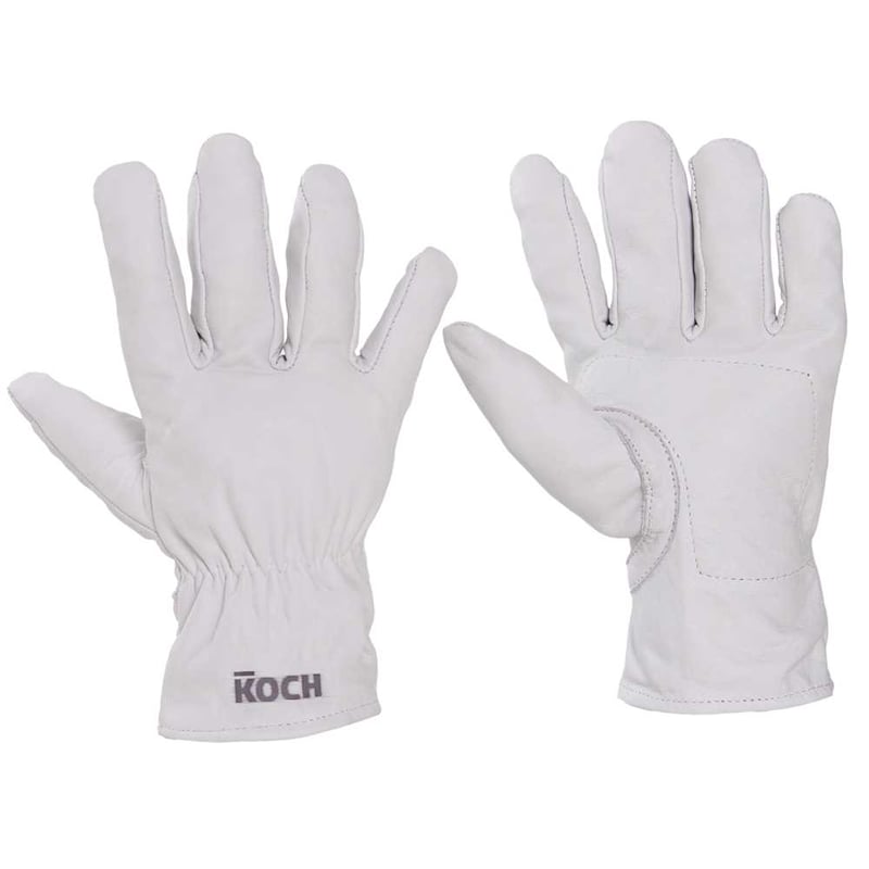 Luva de vaqueta petroleira, 9 cm, com reforço, KOCH