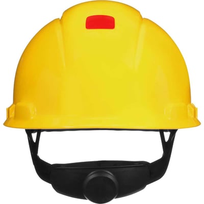 Capacete aba frontal amarelo, com catraca, H-702, HB004732424