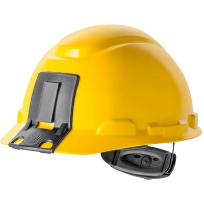 Capacete aba frontal mineiro, amarelo, com catraca, H-702, HB004732473