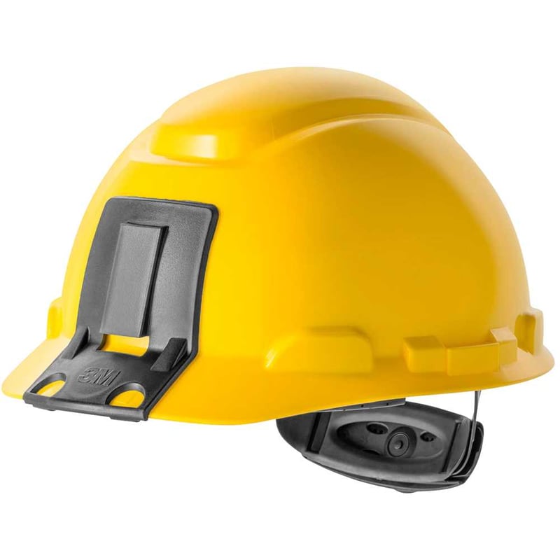 Capacete aba frontal mineiro, amarelo, com catraca, H-702, HB004732473
