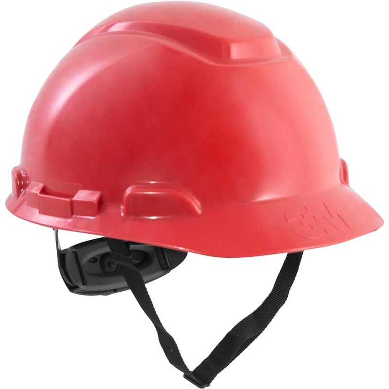 Capacete aba frontal vermelho, com catraca, H-705, HB004726772