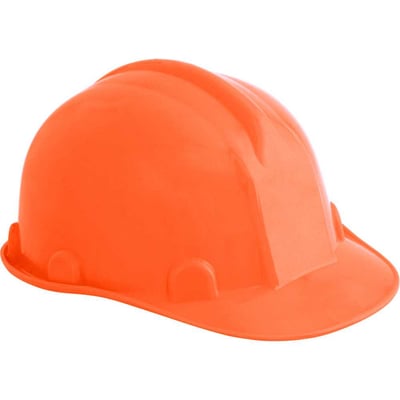Capacete laranja, com