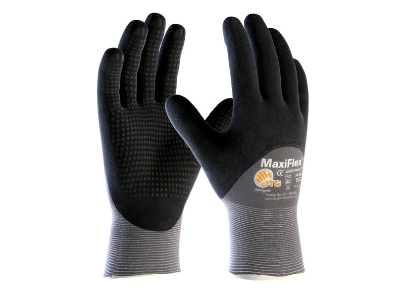 Luva de nylon e elastano, tamanho XG (10), com revestimento nitrílico foam, MAXIFLEX ENDURANCE 3/4, DA-11.900