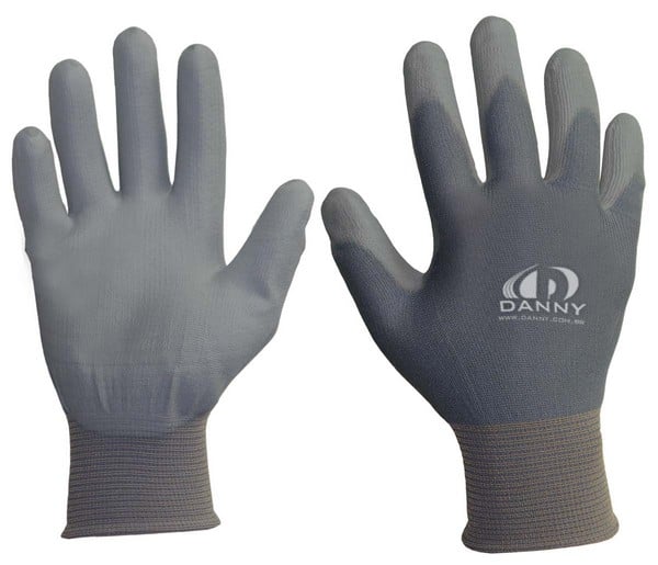 Luva Ultraflex, tamanho M, branca com cinza, DA-12600