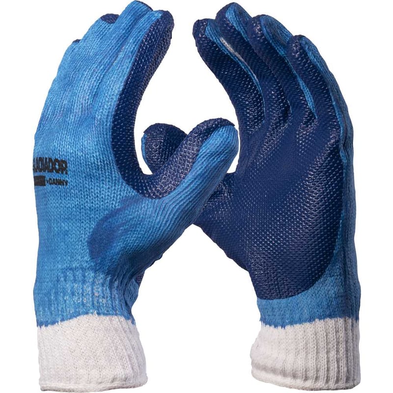Luva Gladiador, tamanho M, DA-36105, azul