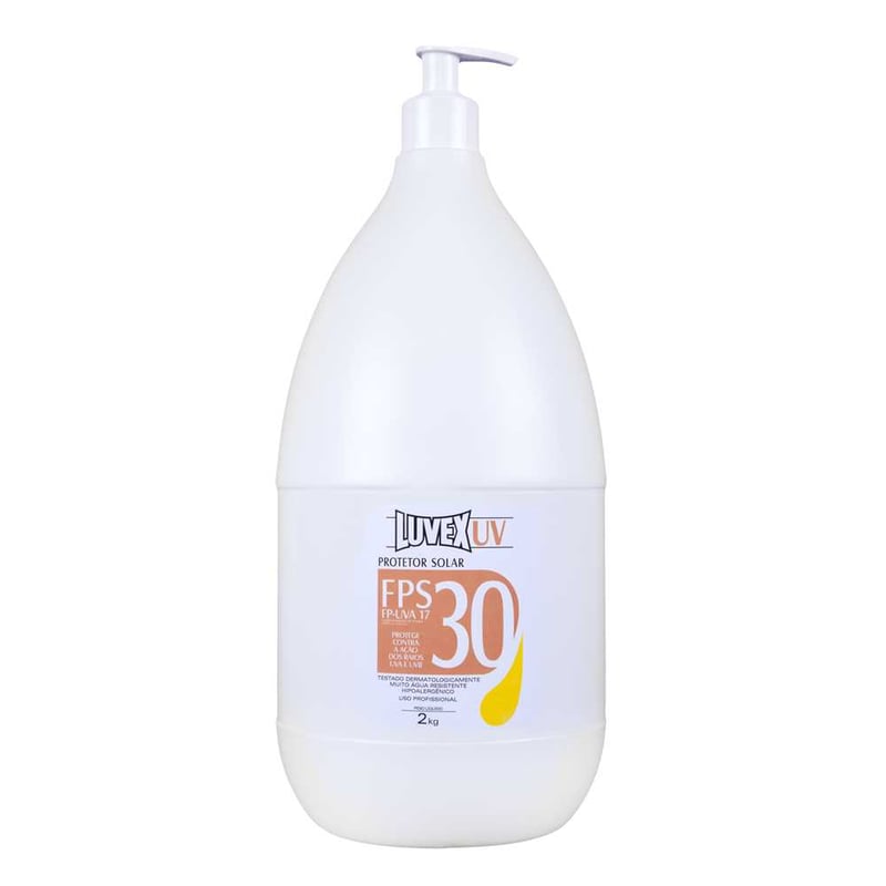 Creme protetor solar, FPS: 30 (UVB) e 17 (UVA), 2 kg