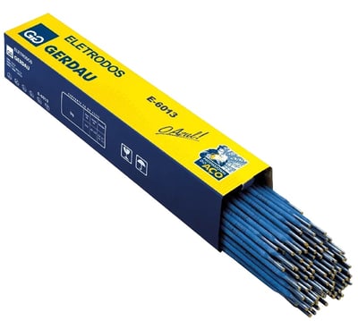 Eletrodo revestido para aço carbono, 5 kg, E6013, com 2,50 mm, GERDAU