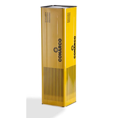 Eletrodo revestido para aço carbono, 25 kg, E7018 A-18 CONARCO, com 4,00 mm