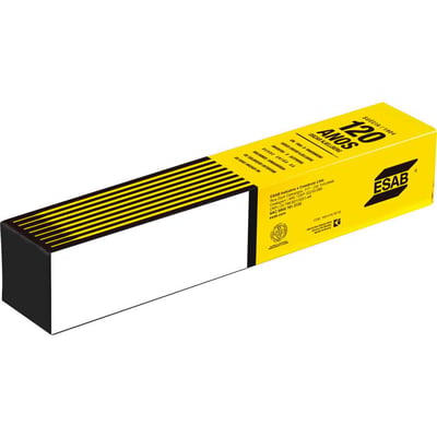 Eletrodo revestido para aço carbono, 5 kg, E6013 OK 4600, com 3,25 mm