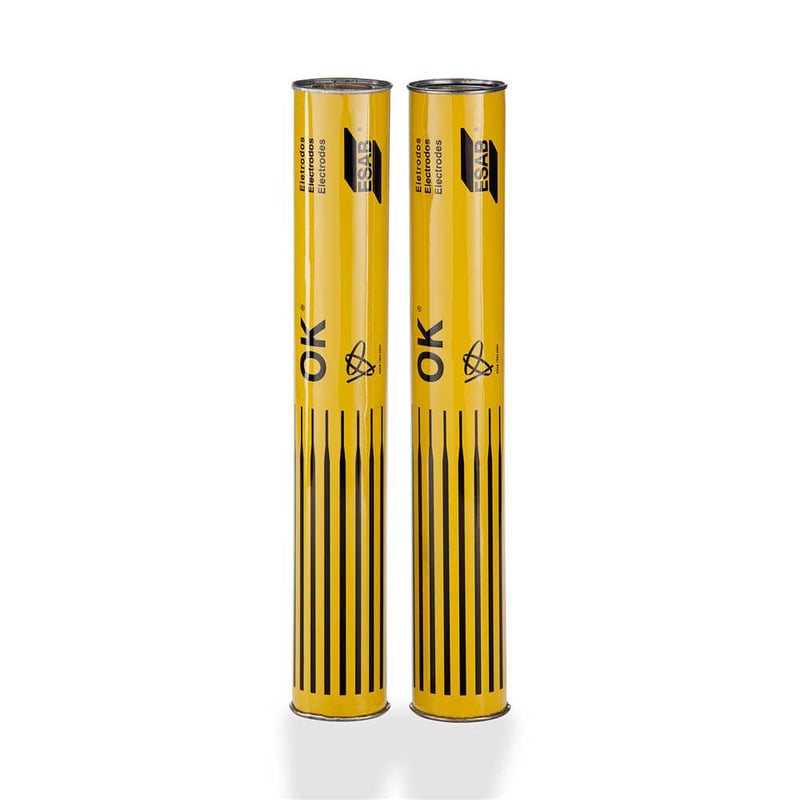Eletrodo revestido para ferro fundido, 2,50 mm OK 92.58 302421