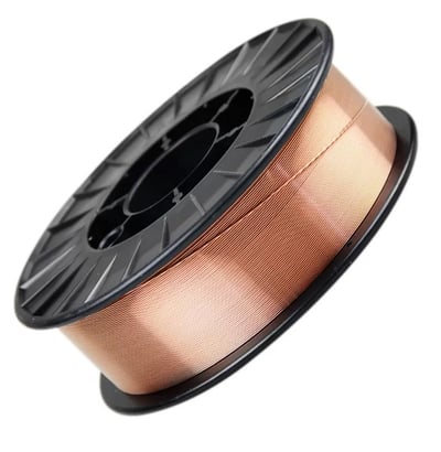 Arame MIG/MAG 0,8 mm, carretel plástico com 5 kg