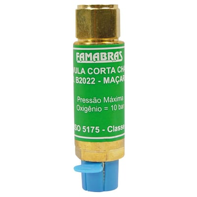 Válvula seca corta chama/fogo oxigênio, para maçarico FSVO
