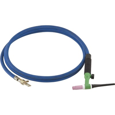 Tocha TIG 160 A HW26V, com adaptador olhal, com válvula, 3,5 metros